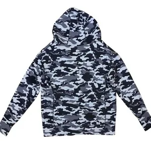 Fabletics Camo Zip Up Hoodie Small Black Gray Full‎ Zip Drawstring Sweatshirt thumbnail 2