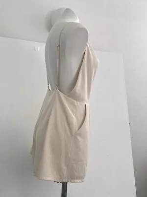 Anthropologie Mable Cowl Neck Front Backless Romper SIZE LARGE NWOT thumbnail 5