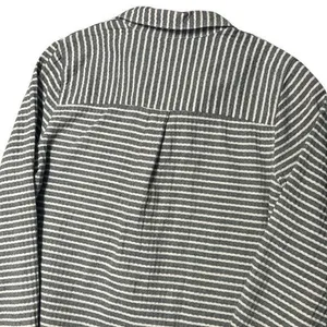 Madewell Stripe Lightweight Long Sleeve Button Up Coastal Comfort Travel S thumbnail 5