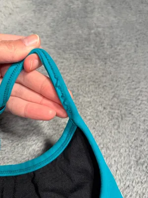 Lululemon Black & blue tank top with built in bra 4 thumbnail 9