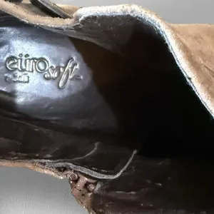 Euro Soft by Sofft Suede Heeled Booties as is‎ thumbnail 8