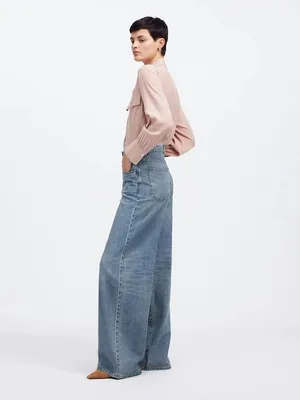 Madewell Superwide-Leg Jeans: Airy Denim Edition Size 25 NWT thumbnail 4