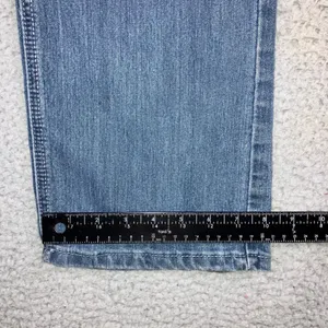 Vtg‎ Embellished Straight Leg Jeans Women 14 35x31 Stretch Y2K Western Outdoor thumbnail 11