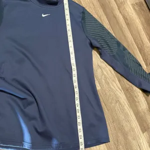 Nike Pro Therma-FIT ADV Womens Mock‎ Neck Long Sleeve Training Top Navy Blue L thumbnail 9