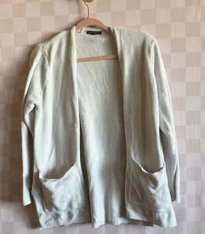 Cardigan White Size L thumbnail 1