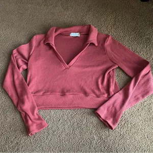 Altar’d State sienna long sleeved v neck top S thumbnail 1