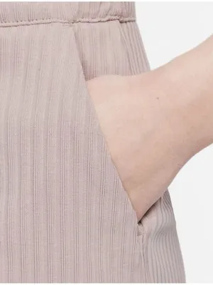 Nike High Waisted Ribbed Jersey Shorts- Diffused Taupe thumbnail 3
