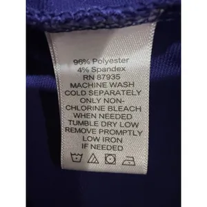 Simonton Says by George Simonton High Low Blue Long Sleeve Blouse Plus Size 1X thumbnail 7