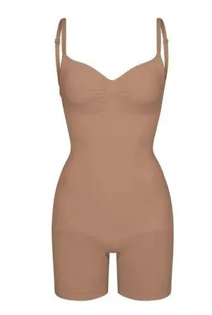 SKIMS low back mid thigh sculpting bodysuit thumbnail 1
