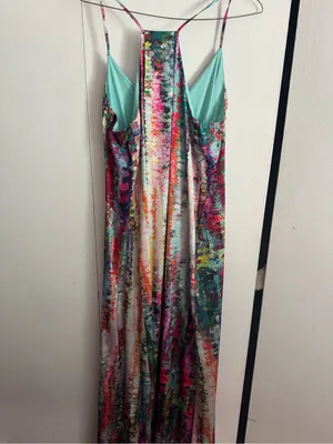 Tahari Multicolored Maxi Dress Medium thumbnail 2