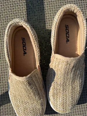 Soda Woven Slip-On Sneakers in Natural Tan thumbnail 8
