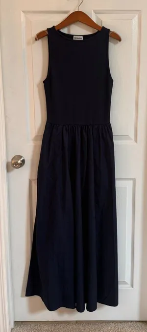 The Drop Navy Blue Tank Maxi Dress Extra Small thumbnail 1