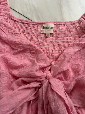 Peach Love Pink boutique dress thumbnail 2