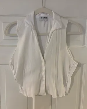 LNA white tank top thumbnail 1