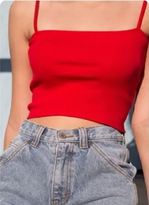 Brandy Melville Crop Ribbed Tank Top‎ thumbnail 1