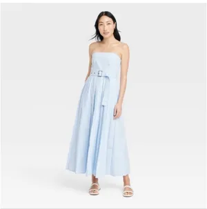 A New Day White Pleated Dress thumbnail 2