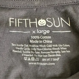 NWT Fifth Sun Halloween Ghost Graphic‎ T-Shirt Gray Booze Wine Funny Size XL thumbnail 5