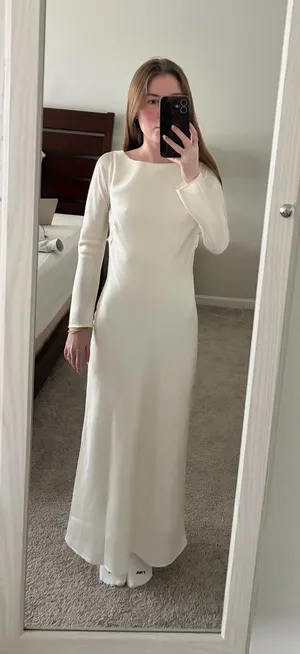 Abercrombie Ivory Dress thumbnail 1
