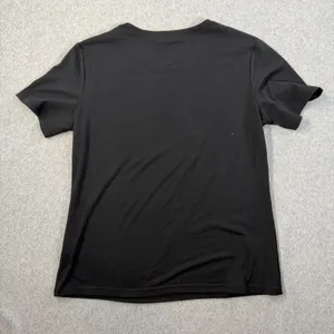 WHY DRESS Women's Large Black Sequin Football T-Shirt Crew Neck Short Sleeve Top thumbnail 10