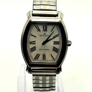 Anne Klein Silver-tone St. Steel Expansion Band Women’s Watch Working thumbnail 2