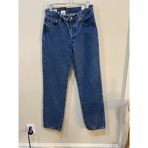 501® Original Fit Women's Jeans 90's Size 25 By 32 Medium Wash Premium Denim thumbnail 3