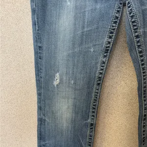 Miss Me Women Size‎ 30 Boot Cut distressed Blue Denim Jeans Western thumbnail 2