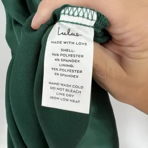 Lulus Down To Dance Emerald Green‎ Satin Gathered Tulip Midi Dress Size XL thumbnail 10