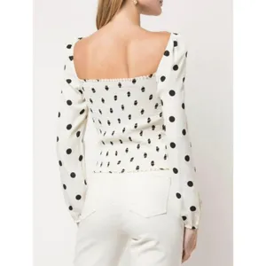 Reformation Womens Retro Polka Dot Sweetheart Bustier Romantic Reign Top Size 6‎ thumbnail 2