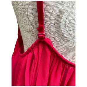 Victoria's Secret Red Lace Satin Bow Babydoll Chemise XL Lingerie Chiffon thumbnail 11
