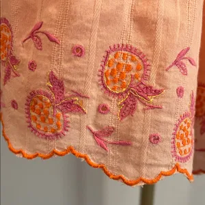 FREE PEOPLE new with tags Latecia Embroidered Mini / Spring Melon - small thumbnail 8