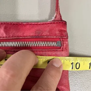 HOBO red‎ leather crossbody bag small size thumbnail 10