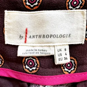 Anthropologie Marsden Wide Leg Pants Pleated Printed Pockets Crimson Red 4 thumbnail 3
