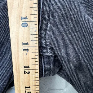 Abercrombie & Fitch 70s Vintage Flare Jeans 24/00R Black Ultra High Rise Curve thumbnail 5
