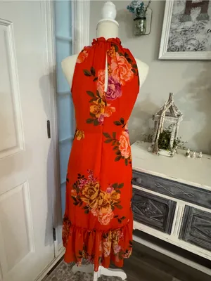 Donna Morgan Jardin Floral Midi Dress | Size 4 thumbnail 3