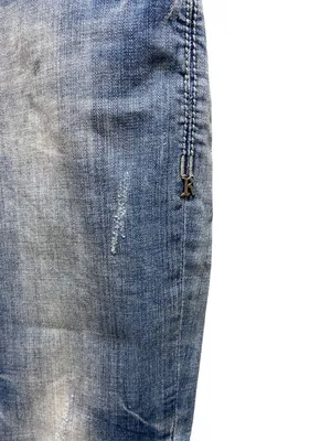 Rock & Roll Cowgirl Y2K Boyfriend Fit Cropped Jeans Blue Size 28 Summer Coastal thumbnail 12