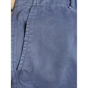 Y2K A&F Low Rise Cuffed Fishermen Shorts Blue Chino White Moose Indie Prep Sz 8 thumbnail 6