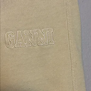 GANNI yellow‎ Embroidered sweatpants joggers Size Small thumbnail 3
