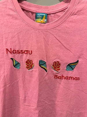 Comfort Colors Caribbean Vibe Nassau Bahamas Tee thumbnail 3