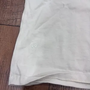 Lululemon Relaxed-Fit Cotton Jersey T-Shirt Bone (First Release) Women's XL READ thumbnail 6
