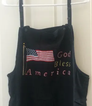 FINAL MARKDOWN God Bless America" Overalls small thumbnail 1