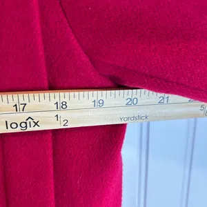 Pendleton OF Boston women 82% VTG Red peacoat U S A. thumbnail 10