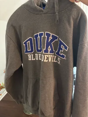 Duke Hoodie M Gray Size M thumbnail 1