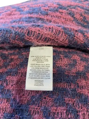 Caslon Southwestern Print Fringe Cardigan Navy Blue Size L Western Coastal Boho thumbnail 4