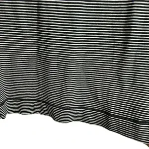 Lauren Ralph Lauren Women's Top Black Cream Stripes 3/4 Sleeves Large thumbnail 6