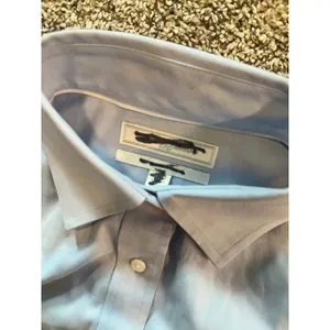Brooks‎ Brothers Light Blue Sleeveless Button Down Fitted Shirt Size 2 thumbnail 4
