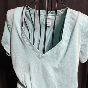 Pink Victoria’s secret’s light blue t-shirt​​​ thumbnail 2