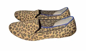 Rothy’s The Loafer Leopard Print Slip-On Brown Black Size 11 thumbnail 1