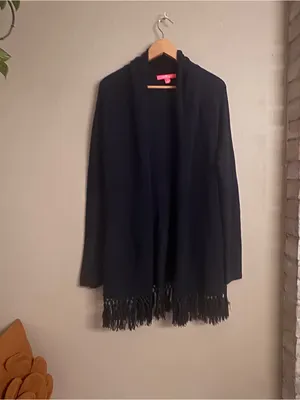 LILLY‎ PULITZER Tatum Fringe Cardigan thumbnail 2