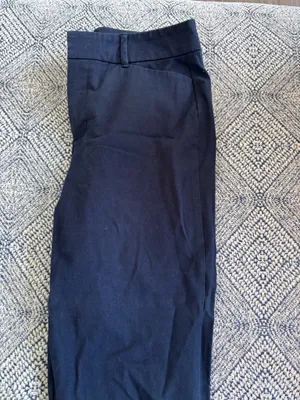 High-Rise Navy Old Navy Pixie Pants thumbnail 2