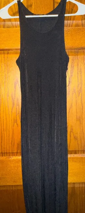 💜Lioness Black Metallic Knit Tank thumbnail 1